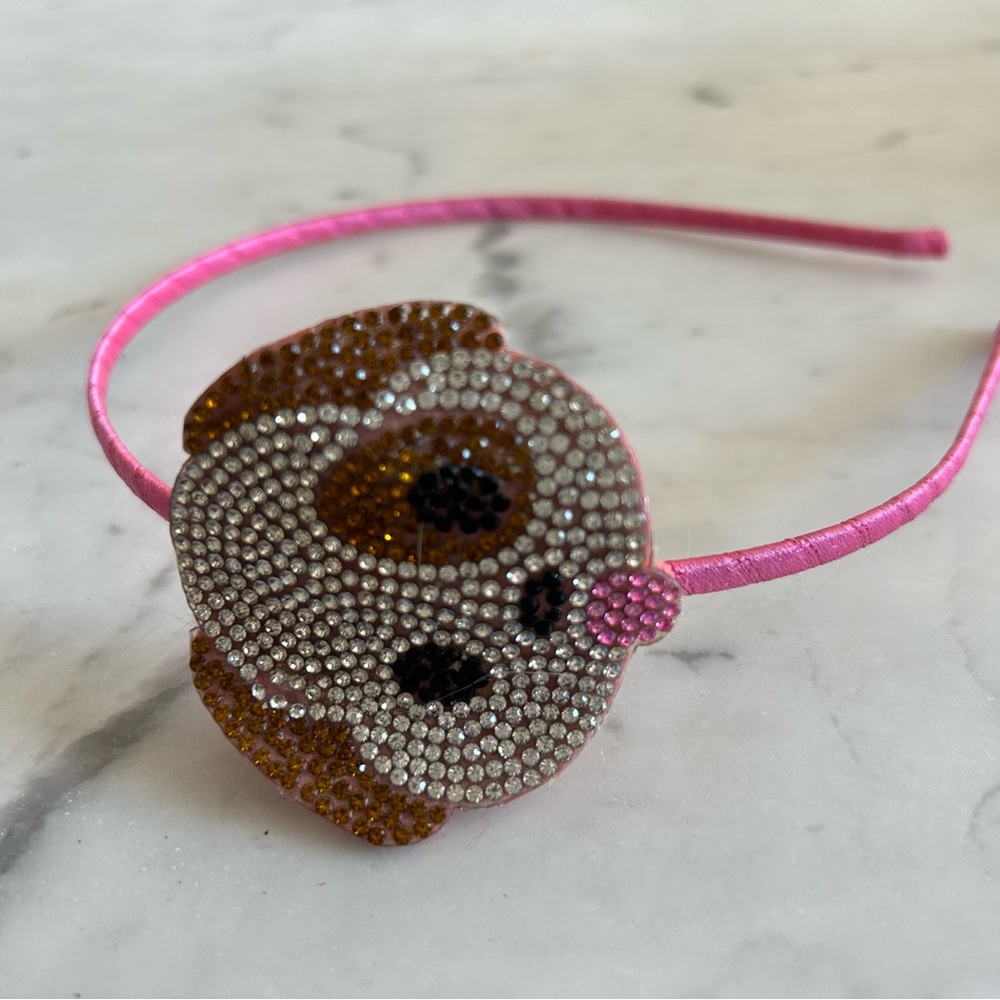 Rhinestone Puppy Headband